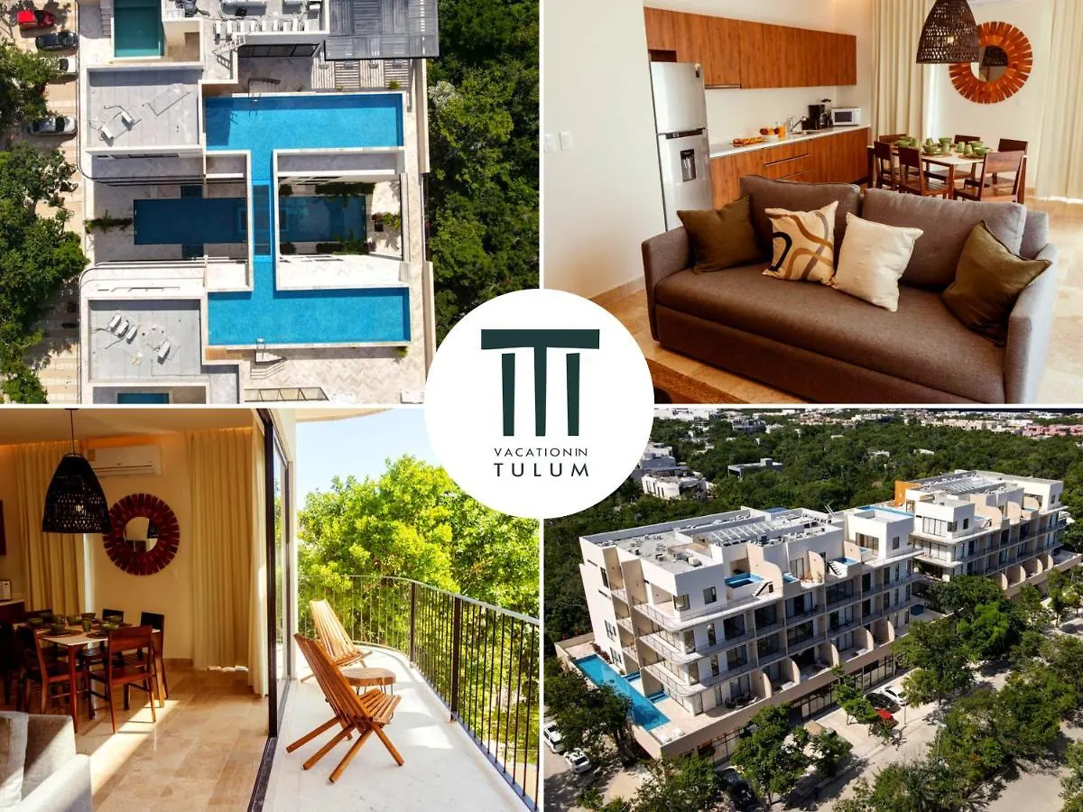 Apartment 2Br With Fast Wifi Free Bikes, Rooftop, Pool, And Gym Tulum