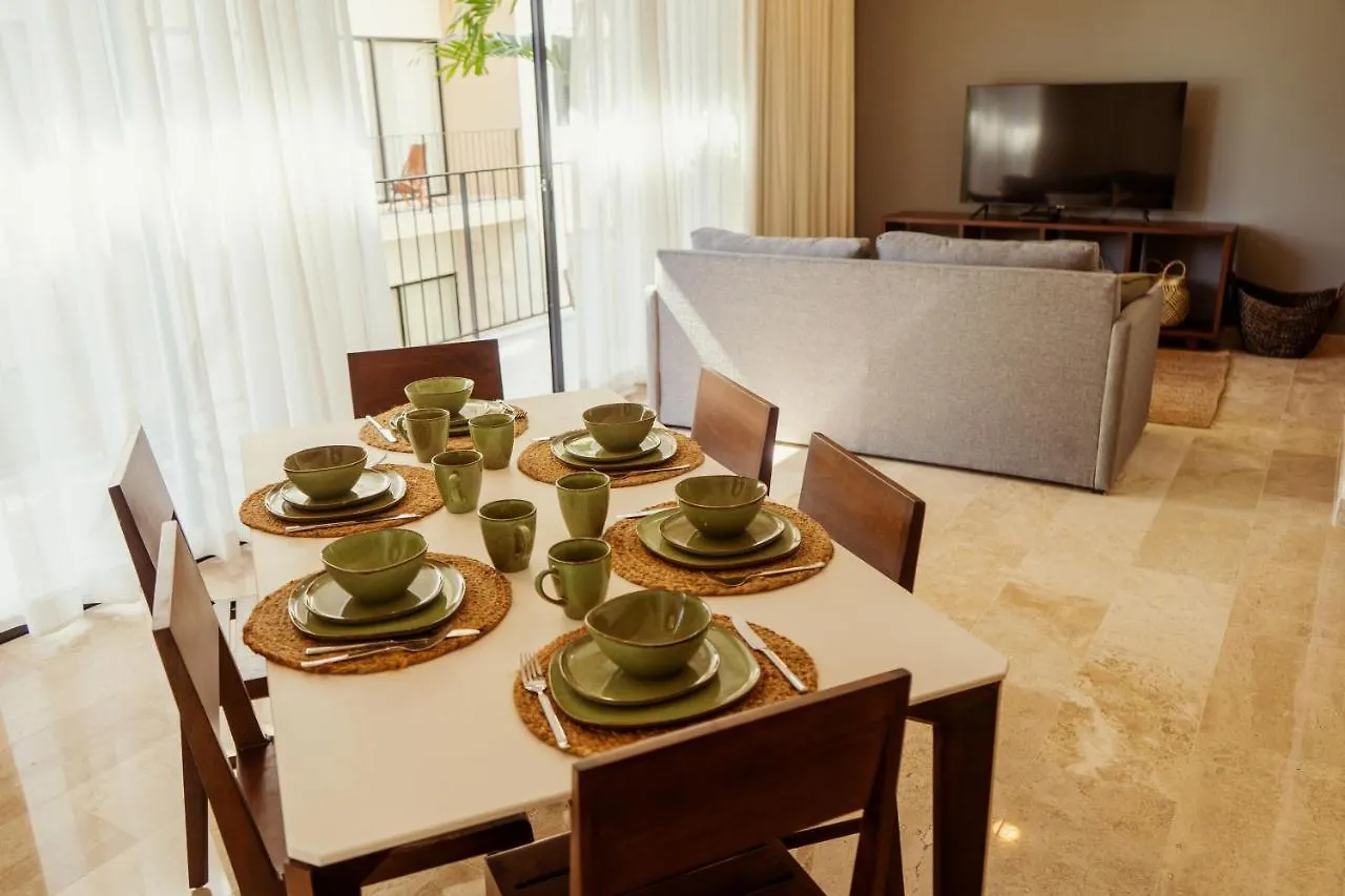 Apartment 2Br With Fast Wifi Free Bikes, Rooftop, Pool, And Gym Tulum Mexico